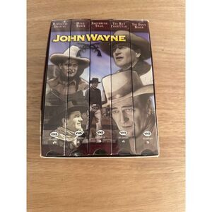 John Wayne VHS Collector 5 Pack Sealed Goodtimes 1997 Western Classics NEW